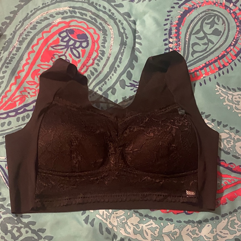 SHEIN Black Lace Bra